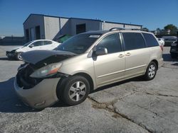 Salvage cars for sale at Tulsa, OK auction: 2008 Toyota Sienna XLE