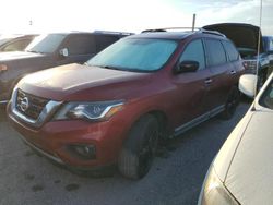 Nissan salvage cars for sale: 2017 Nissan Pathfinder S