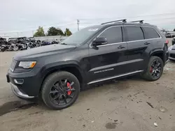 Jeep salvage cars for sale: 2015 Jeep Grand Cherokee Summit