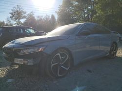 Salvage cars for sale at Waldorf, MD auction: 2022 Honda Accord Hybrid Sport