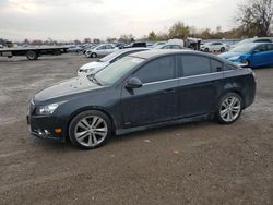 Chevrolet salvage cars for sale: 2012 Chevrolet Cruze LT