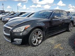 Salvage cars for sale at Riverview, FL auction: 2015 Infiniti Q70 3.7