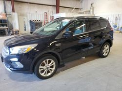 Salvage cars for sale at Oklahoma City, OK auction: 2018 Ford Escape SE