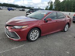 Salvage cars for sale at Dunn, NC auction: 2021 Toyota Camry LE