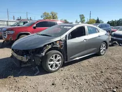 Chevrolet salvage cars for sale: 2017 Chevrolet Volt Premier