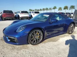 Salvage cars for sale at Arcadia, FL auction: 2024 Porsche 911 Carrera