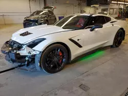 Salvage cars for sale at Wheeling, IL auction: 2015 Chevrolet Corvette Stingray Z51 3LT