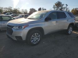 Salvage cars for sale at Baltimore, MD auction: 2018 Chevrolet Traverse LS