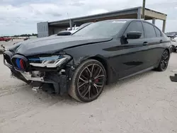 Vehiculos salvage en venta de Copart West Palm Beach, FL: 2021 BMW 540 I