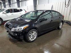 KIA salvage cars for sale: 2017 KIA Forte LX