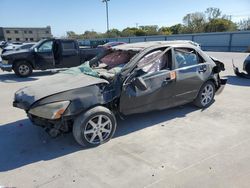 Salvage cars for sale from Copart Wilmer, TX: 2004 Honda Accord EX