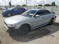 Salvage cars for sale from Copart Miami, FL: 2015 Audi A4 Premium