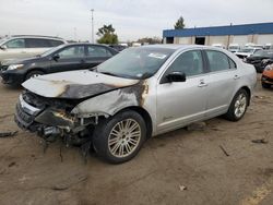 Salvage cars for sale at Woodhaven, MI auction: 2012 Ford Fusion Hybrid