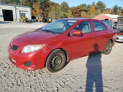 Salvage cars for sale from Copart Mendon, MA: 2010 Toyota Corolla Base