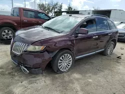 Salvage cars for sale at Riverview, FL auction: 2011 Lincoln MKX