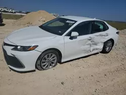 Salvage cars for sale at Taylor, TX auction: 2021 Toyota Camry LE