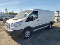 Salvage trucks for sale at Chicago Heights, IL auction: 2016 Ford Transit T-150