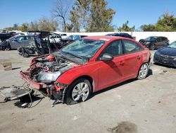 Salvage cars for sale at Bridgeton, MO auction: 2015 Chevrolet Cruze LS