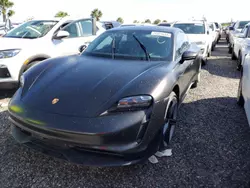 Salvage cars for sale at Riverview, FL auction: 2020 Porsche Taycan 4S