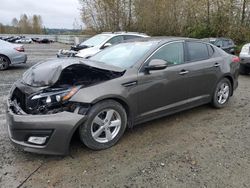 Vehiculos salvage en venta de Copart Arlington, WA: 2015 KIA Optima LX