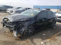 Salvage cars for sale at Woodhaven, MI auction: 2017 Ford Focus SEL