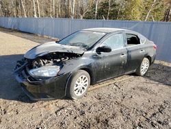 Salvage cars for sale from Copart Cookstown, ON: 2017 Nissan Sentra S