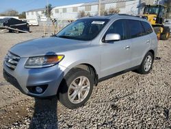 Salvage cars for sale at Franklin, WI auction: 2012 Hyundai Santa FE Limited