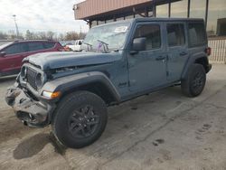 Jeep salvage cars for sale: 2024 Jeep Wrangler Sport