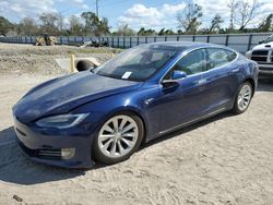 Salvage cars for sale at Riverview, FL auction: 2018 Tesla Model S