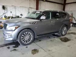 Infiniti salvage cars for sale: 2016 Infiniti QX80