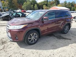 Toyota salvage cars for sale: 2017 Toyota Highlander SE