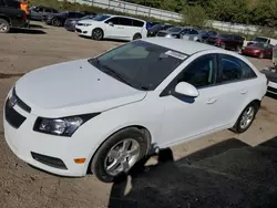 Chevrolet Cruze lt salvage cars for sale: 2013 Chevrolet Cruze LT