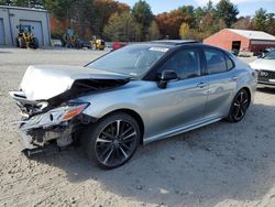 Salvage cars for sale at Mendon, MA auction: 2019 Toyota Camry XSE