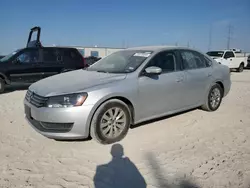 Salvage cars for sale at Haslet, TX auction: 2013 Volkswagen Passat S