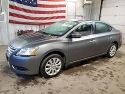 Salvage cars for sale at Lyman, ME auction: 2015 Nissan Sentra S