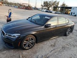 Carros salvage a la venta en subasta: 2018 BMW 750 I