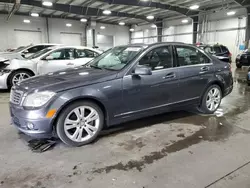 Salvage cars for sale at Ham Lake, MN auction: 2011 Mercedes-Benz C 300 4matic