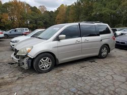 Salvage cars for sale at Austell, GA auction: 2005 Honda Odyssey EXL