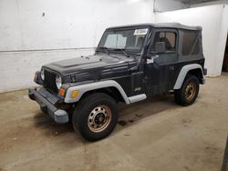 Jeep Vehiculos salvage en venta: 2001 Jeep Wrangler / TJ SE