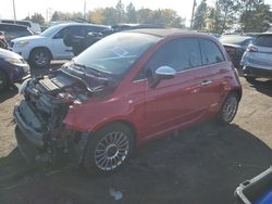 Carros con verificación Run & Drive a la venta en subasta: 2012 Fiat 500 Lounge