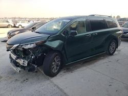 Salvage cars for sale at Sikeston, MO auction: 2022 Toyota Sienna XLE