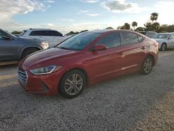 Salvage cars for sale at Riverview, FL auction: 2018 Hyundai Elantra SEL