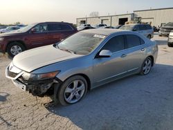 Salvage cars for sale at Kansas City, KS auction: 2010 Acura TSX