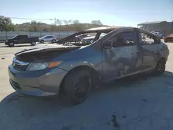 Salvage cars for sale at Lebanon, TN auction: 2012 Honda Civic LX