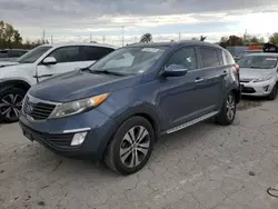 Salvage cars for sale at Bridgeton, MO auction: 2013 KIA Sportage EX