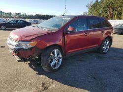 Salvage cars for sale at Dunn, NC auction: 2014 Ford Edge Limited