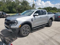 Salvage cars for sale at Riverview, FL auction: 2024 Ford Ranger Lariat