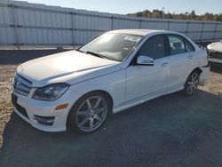 Salvage cars for sale at Fredericksburg, VA auction: 2013 Mercedes-Benz C 300 4matic