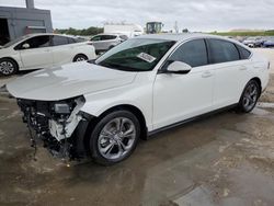 Salvage cars for sale at West Palm Beach, FL auction: 2024 Honda Accord Hybrid EXL