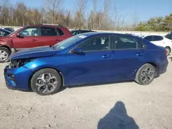 Salvage cars for sale at Leroy, NY auction: 2019 KIA Forte FE